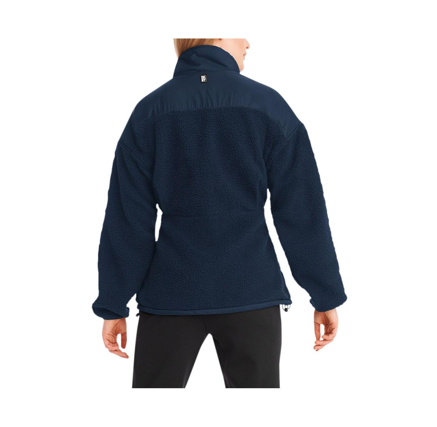 Women's Navy Dallas Cowboys Drew Sherpa Full-Zip Jacket