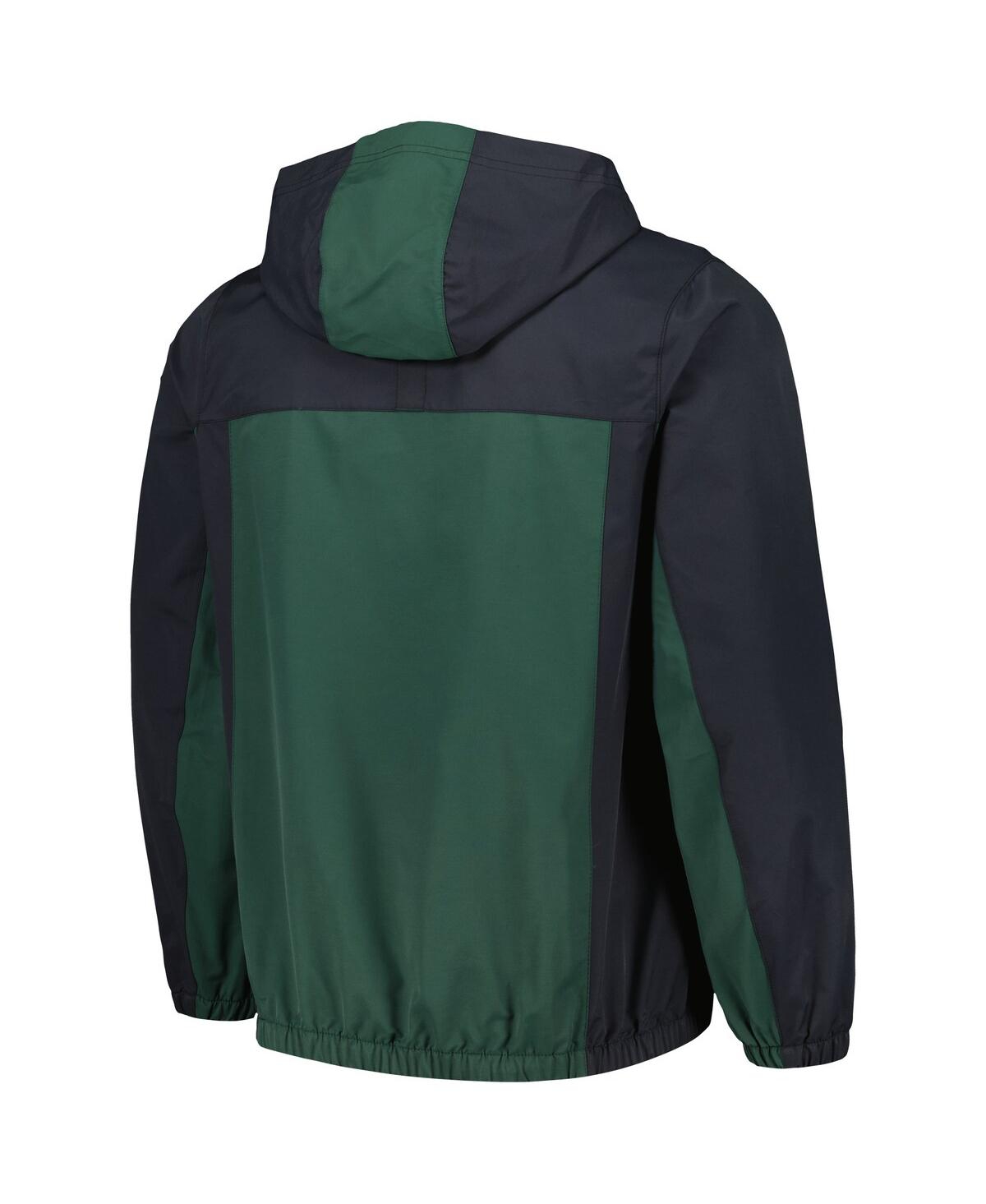 Men's NikeLiverpool Anorak Hoodie Quarter-Zip Jacket - Green