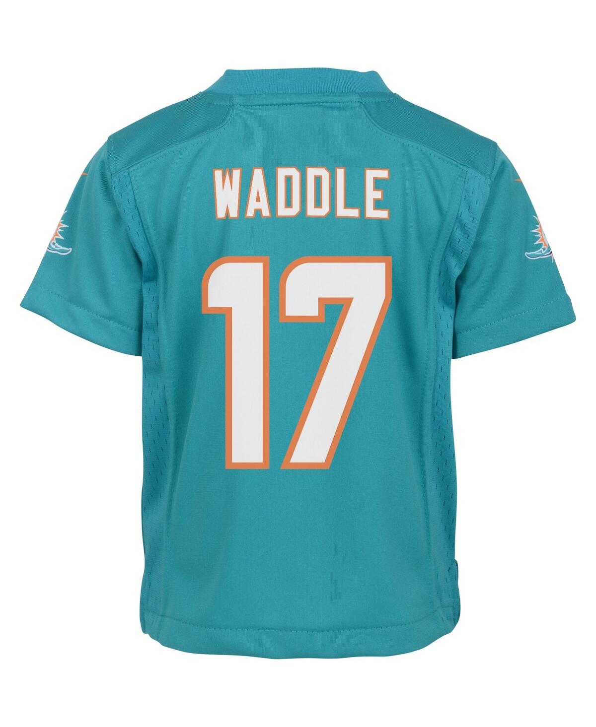 Infant Boys and Girls Nike Jaylen WaddleMiami Dolphins Player Game Jersey - Aqua
