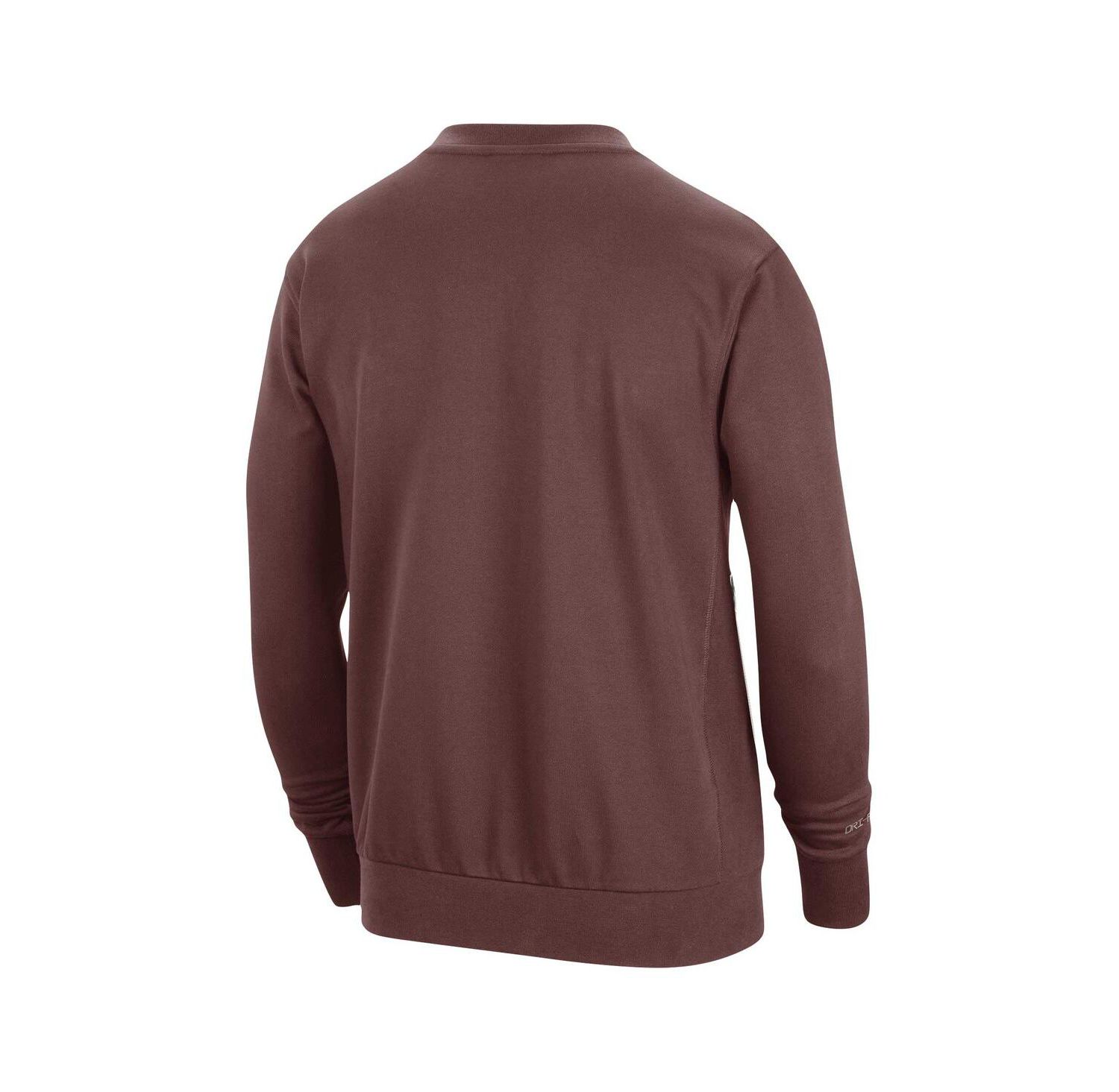 Men's Garnet Phoenix Suns 2023/24 Authentic Standard Issue Travel Performance Pullover Sweatshirt