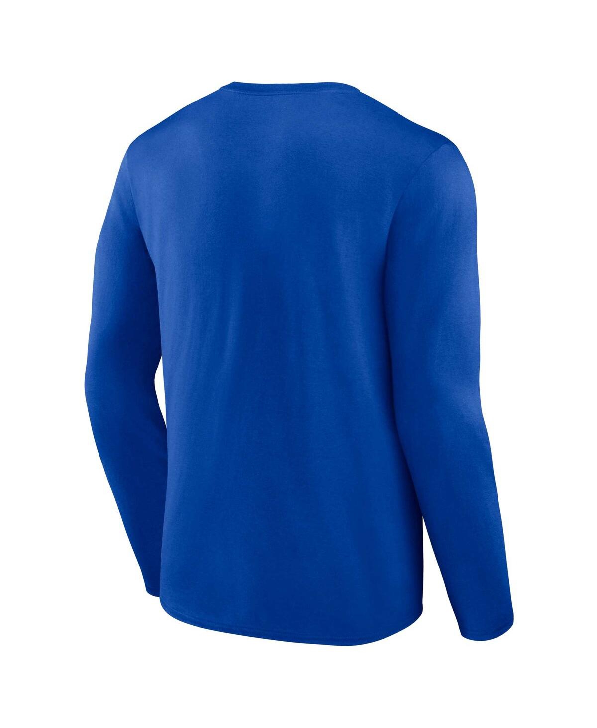 Men's ProfileKentucky Wildcats Big and Tall Two-Hit Graphic Long Sleeve T-shirt - Royal