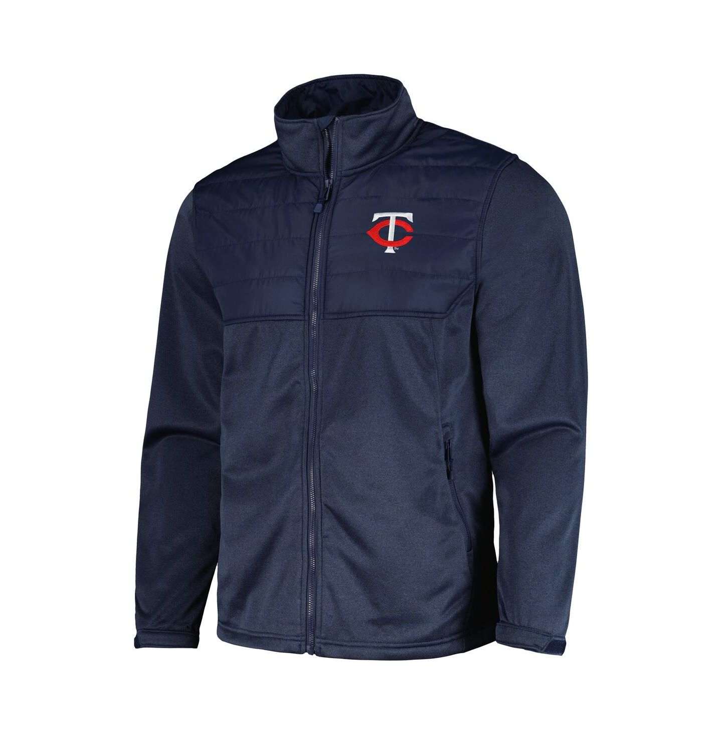 Мужская куртка Dunbrooke Heather Navy Minnesota Twins Explorer Full-Zip — фото 2