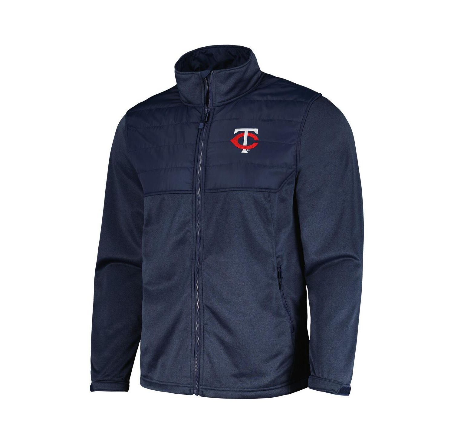 Men's Heather Navy Minnesota Twins Explorer Full-Zip Jacket