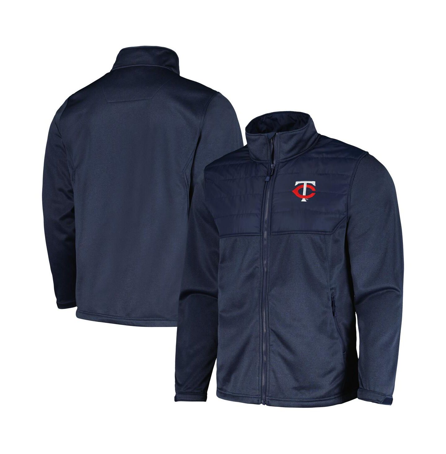 Мужская куртка Dunbrooke Heather Navy Minnesota Twins Explorer Full-Zip — фото 1