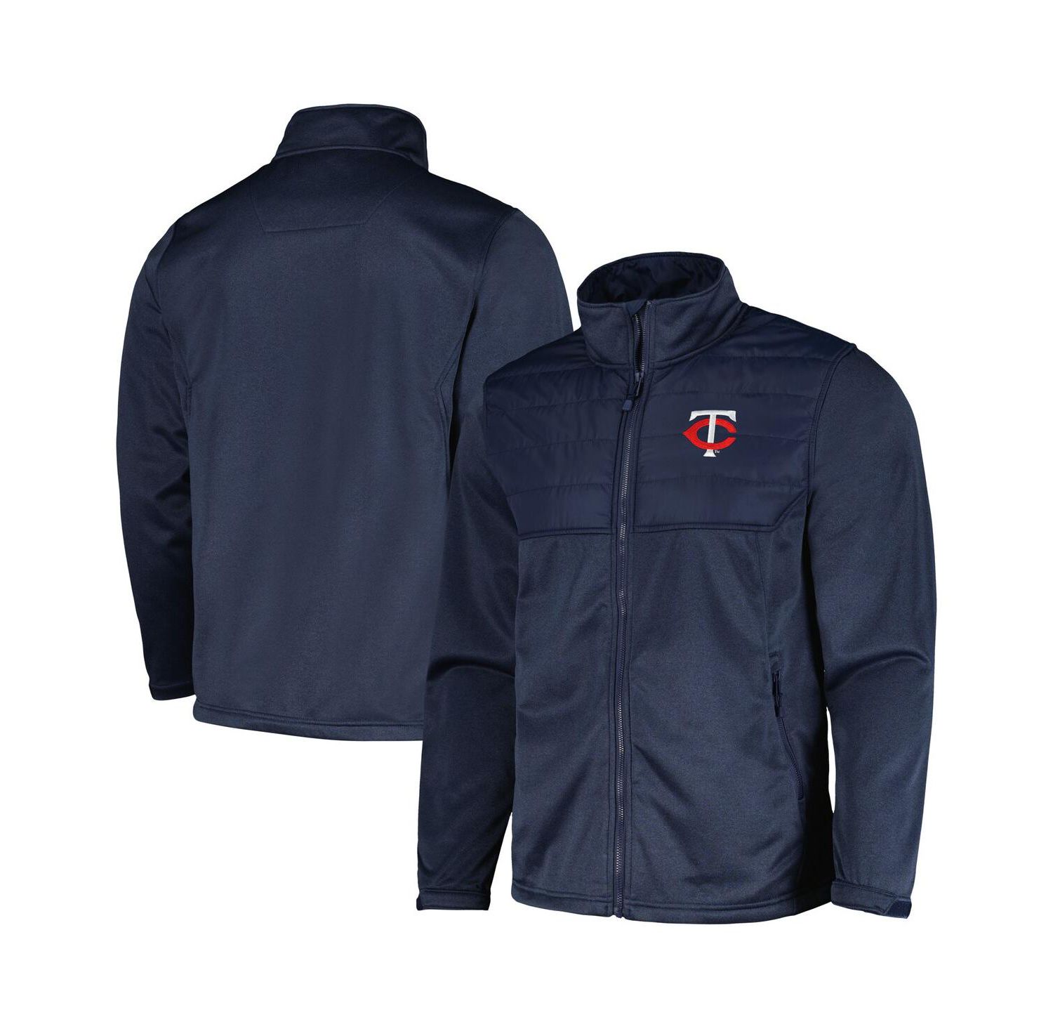 Men's Heather Navy Minnesota Twins Explorer Full-Zip Jacket