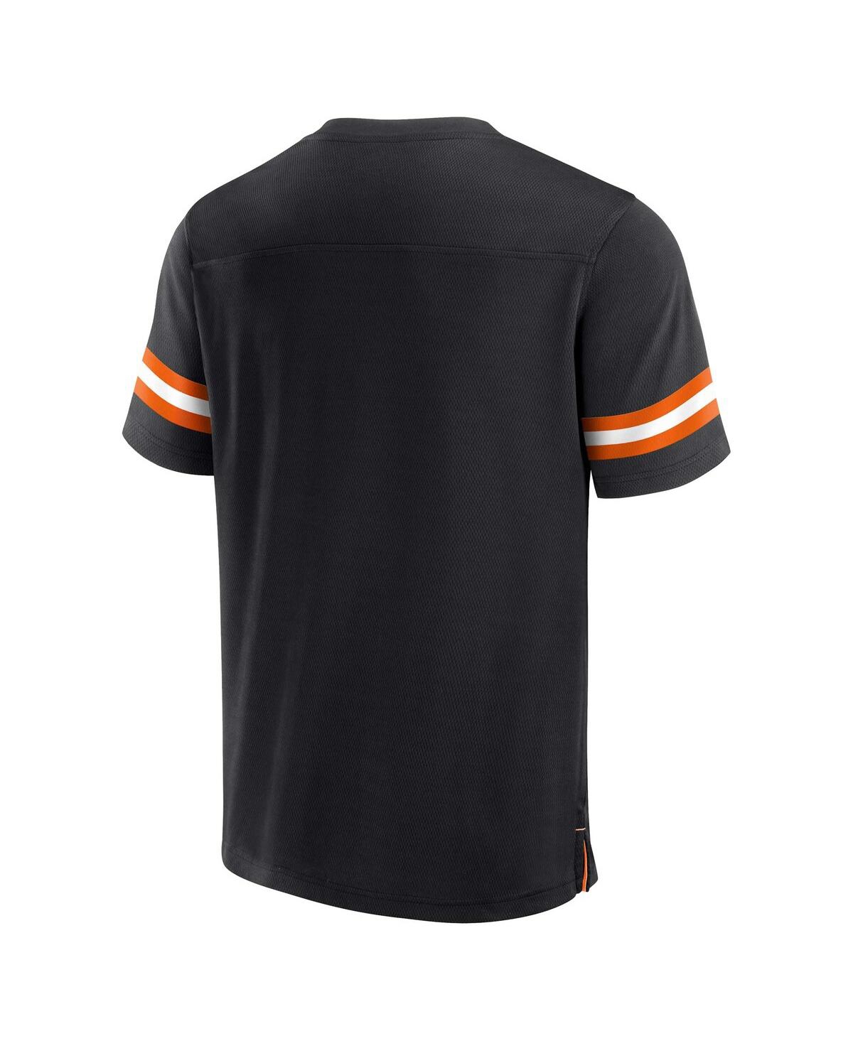 Men's FanaticsCincinnati Bengals Jersey Tackle V-Neck T-shirt - Black