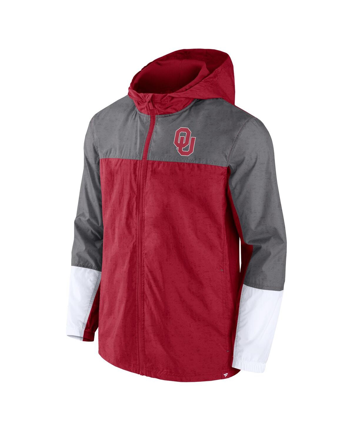 Men's Fanatics Gray Oklahoma Sooners Game Day Ready Full-Zip Jacket - Gray