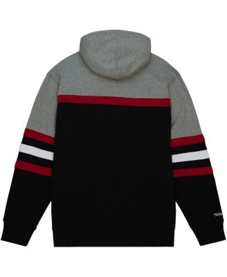 Men's Black, Gray Chicago Blackhawks Head Coach Pullover Hoodie