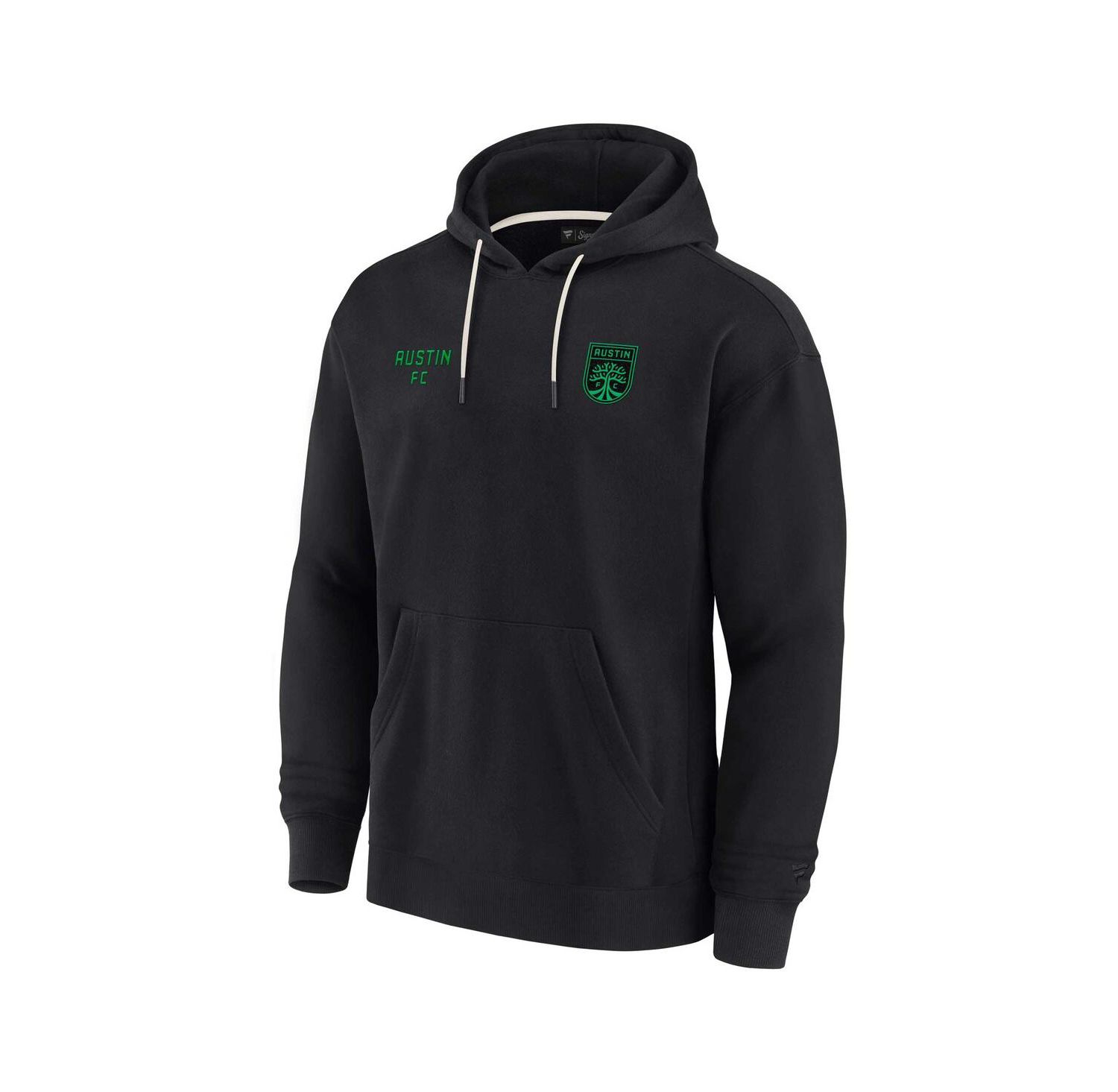 Men's and Women's Black Austin FC Super Soft Fleece Pullover Hoodie