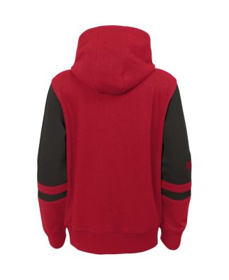 Preschool Boys and Girls Red Tampa Bay Buccaneers Stadium Color Block Full-Zip Hoodie