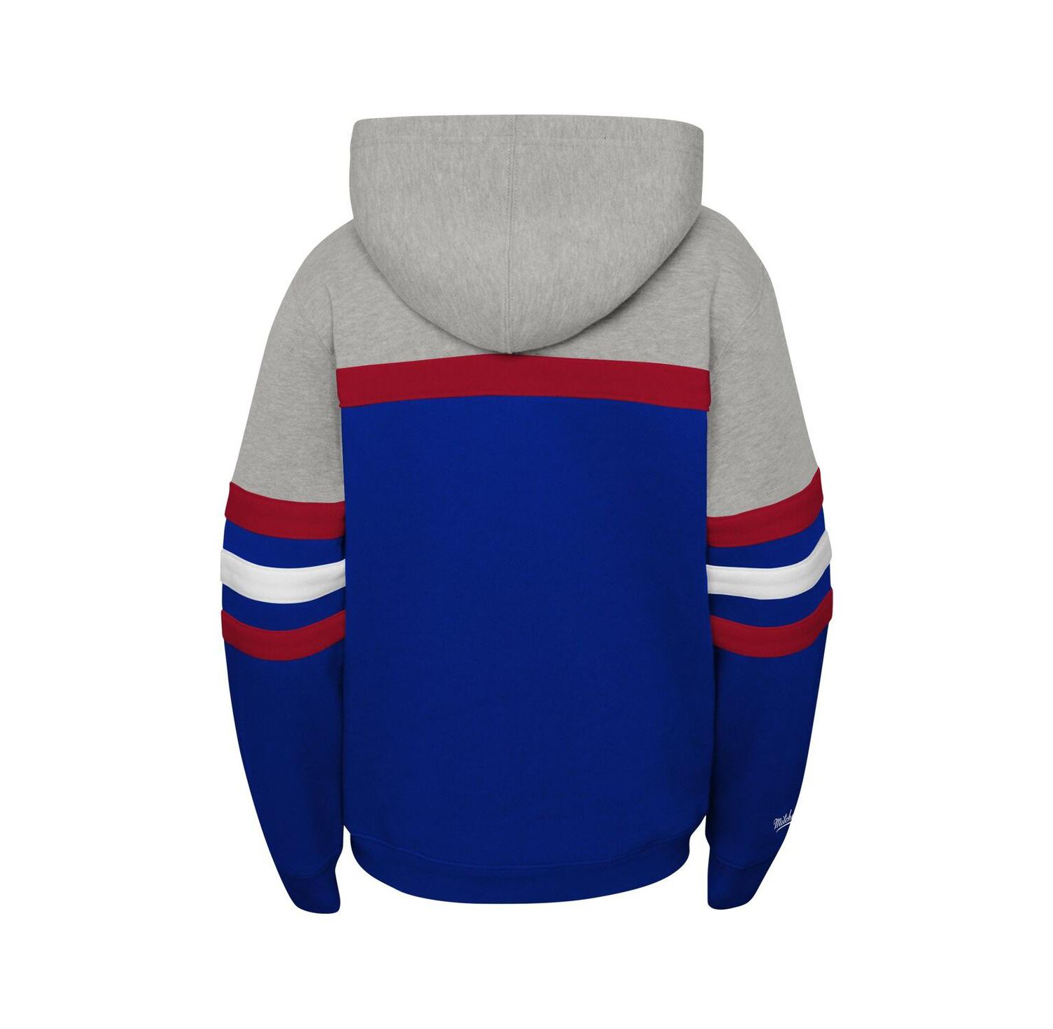 Big Boys Gray New York Rangers Head Coach Pullover Hoodie