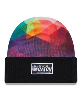 Men's Black Carolina Panthers 2023 NFL Crucial Catch Cuffed Knit Hat