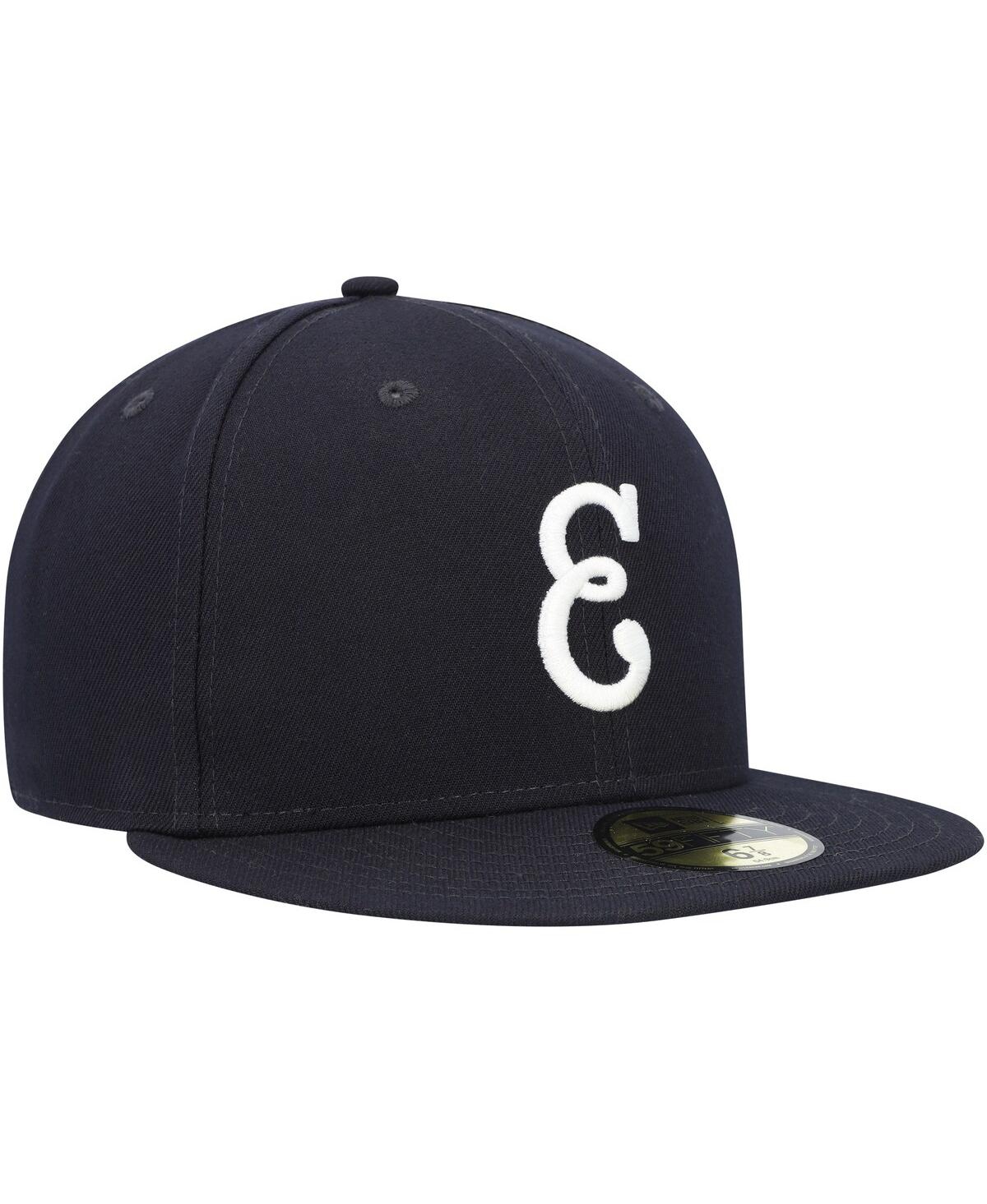 Men's New EraHouston Astros Turn Back The Clock 59FIFTY Fitted Hat - Navy