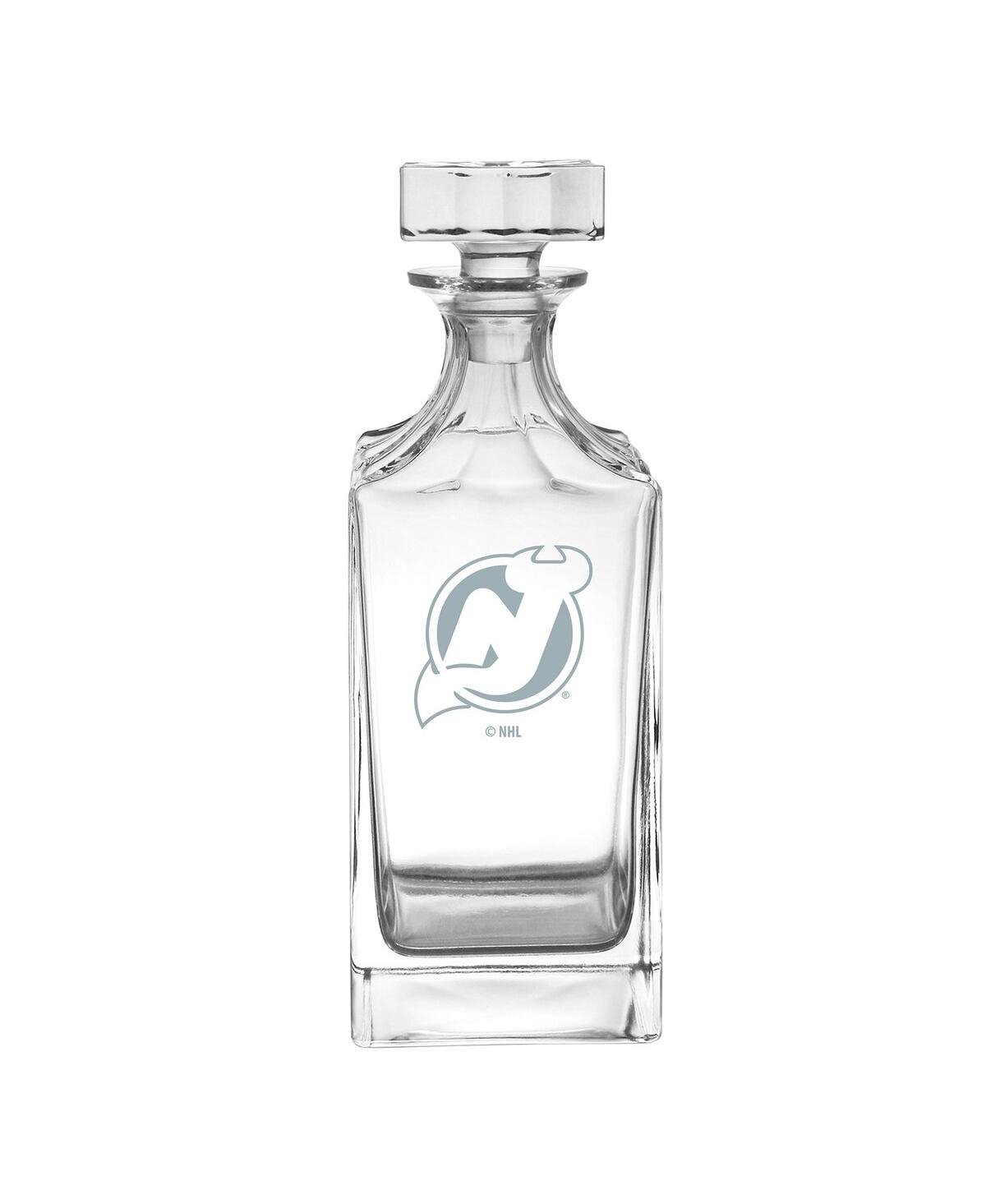 Logo Brands New Jersey Devils Etched Decanter In Clear