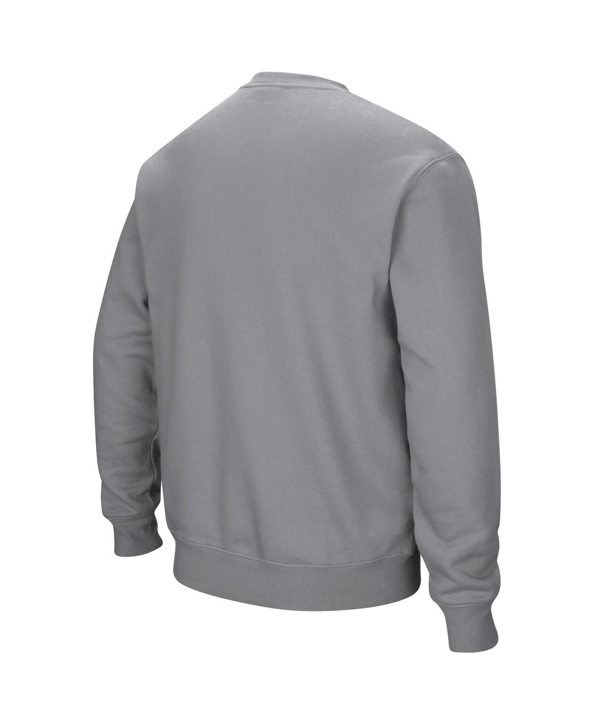 Colosseum Men's White Virginia Cavaliers Team Arch Logo Tackle Twill Pullover Sweatshirt In White