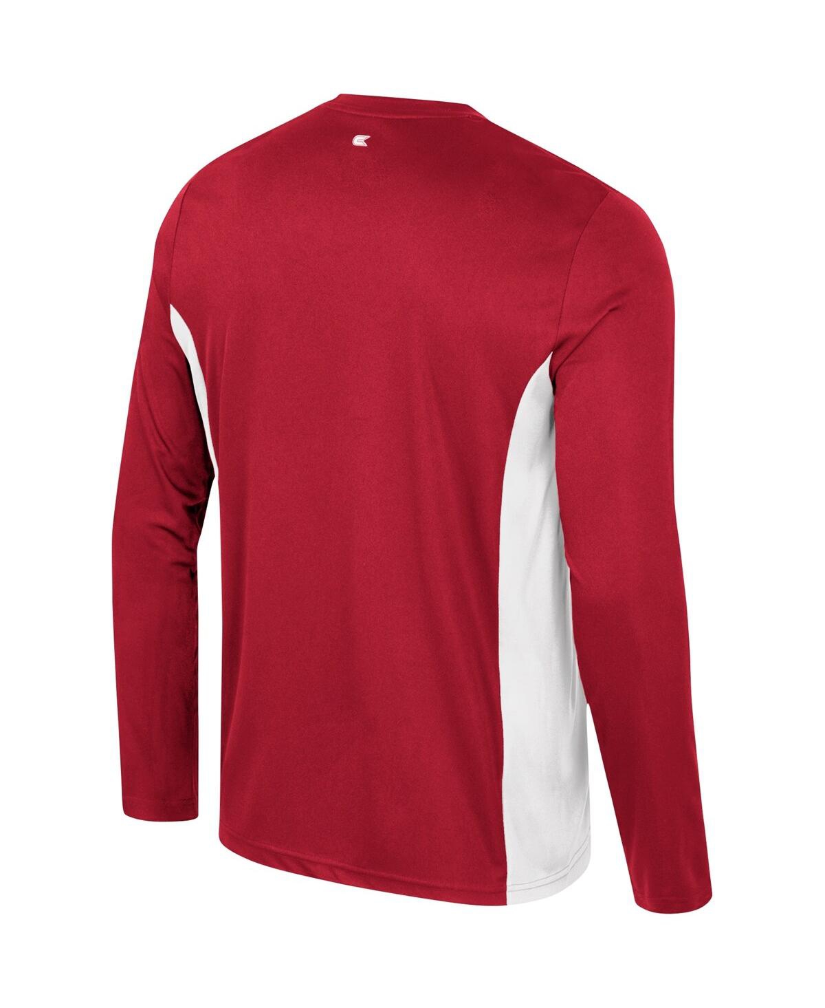 Men's ColosseumAlabamaTide Warm Up Long Sleeve T-shirt - Crimson