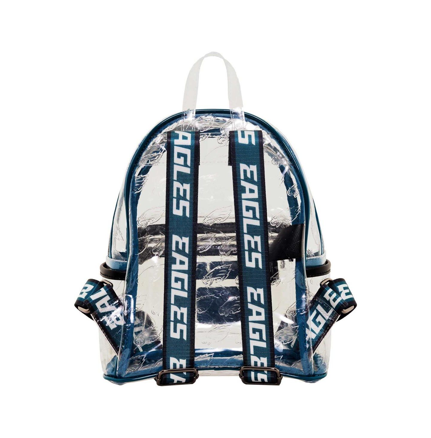 Рюкзак Loungefly and Philadelphia Eagles Clear Mini — фото 4