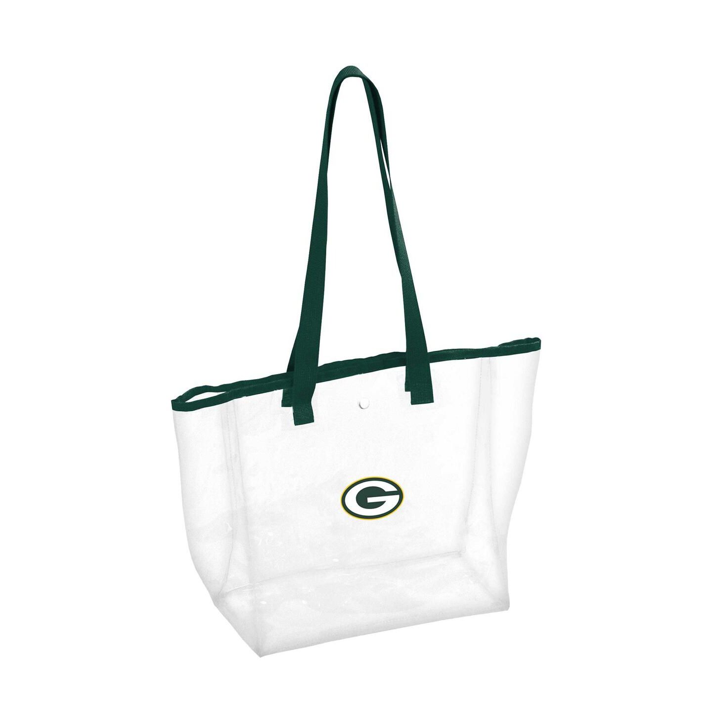 Женская сумка Logo Brands Green Bay Packers Stadium Clear Tote — фото 1