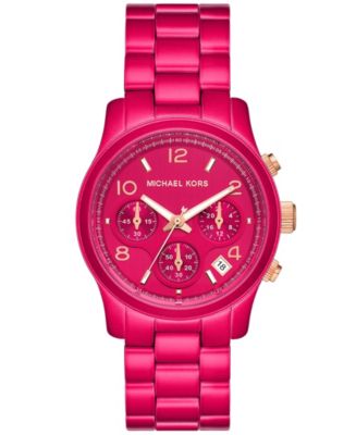 Michael kors shop women's pink watch