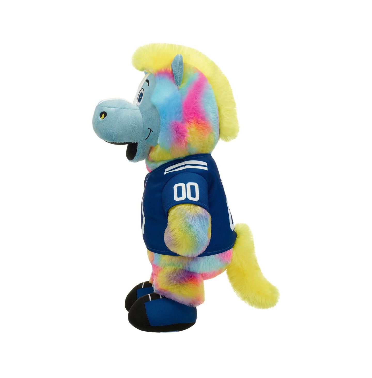 Детская мягкая игрушка Build-A-Bear Workshop Indianapolis Colts Tie-Dye Mascot Plush — фото 2
