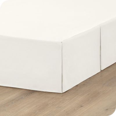 Tailored Microfiber Pleated Bedskirt, Full