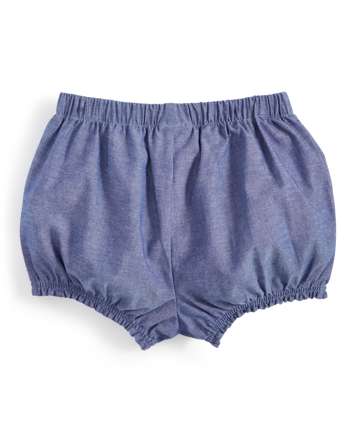 Shop First Impressions Baby Girls Chambray Bloomer Shorts, Created For Macy's In Fi Dark Blue