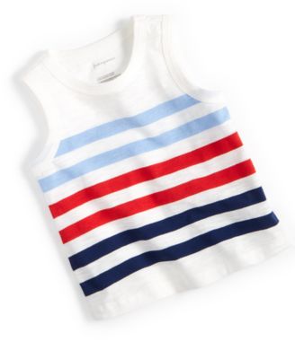 First Impressions - Baby Boys Summer Stripe Tank Top