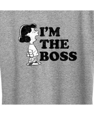 Trendy Plus Size Peanuts Lucy Graphic T-shirt