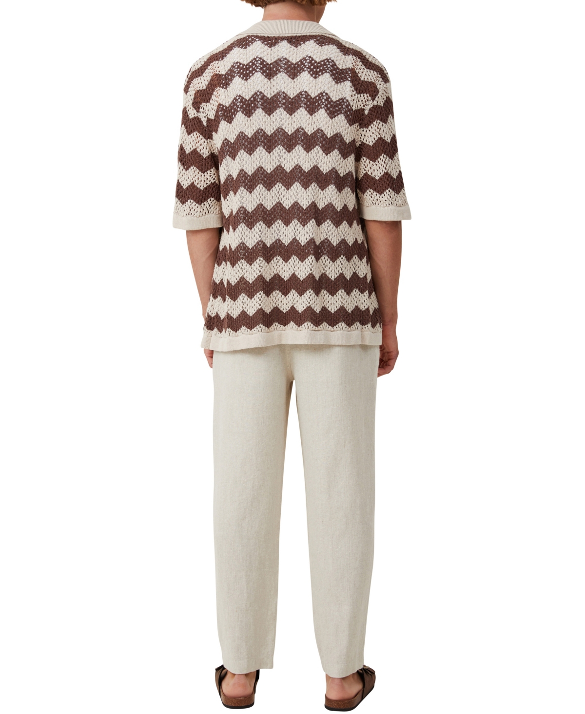Cotton On Men's Linen Pleat Pants