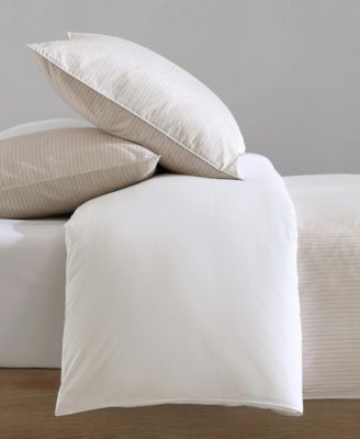 Ikat Pinstripe Cotton Percale 3 Piece Comforter Set, King