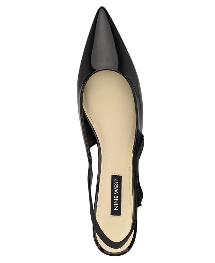 Nine West Women's Viki Pointy Toe Slingback Dress Pumps - Macy's
