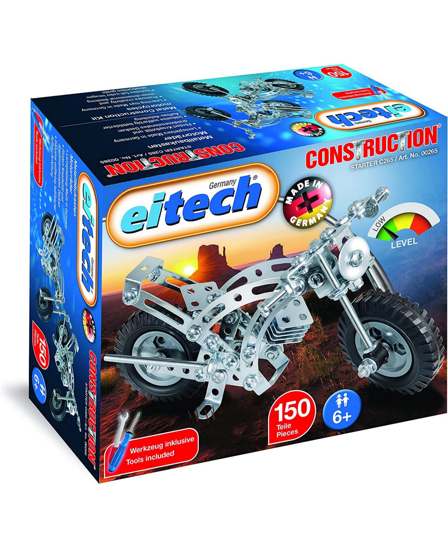 Конструктор Eitech Мотоцикл, цвет: Разноцветный — фото 3