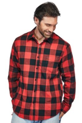 Men's Button Down Classic Fit Flannel Shirt