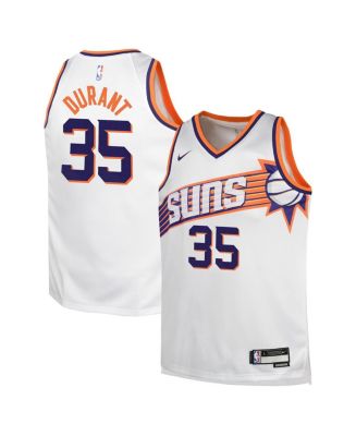 Big Boys Nike Kevin Durant White Phoenix Suns Swingman Jersey