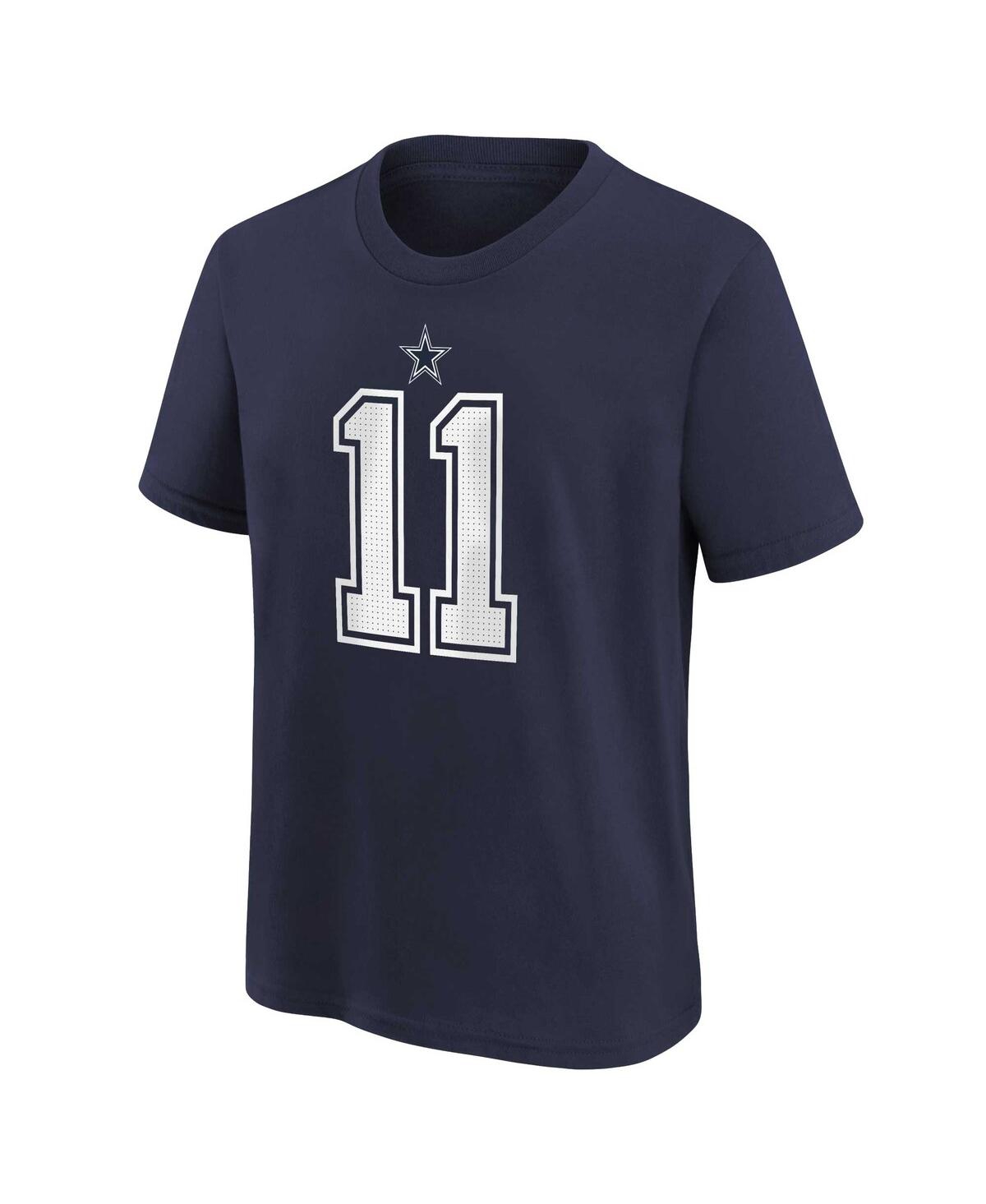 Shop Nike Preschool Boys And Girls  Micah Parsons Navy Dallas Cowboys Player Name And Number T-shirt