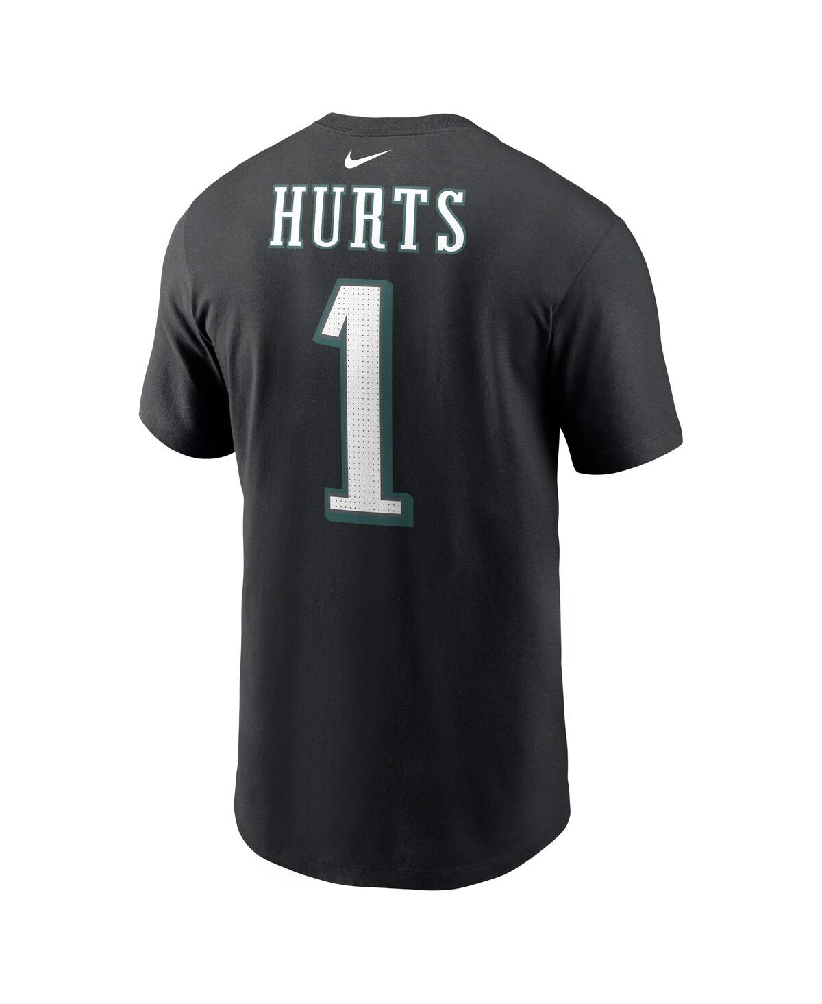 Men's Nike Jalen HurtsPhiladelphia Eagles Player Name and Number T-shirt - Black