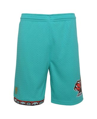 Big Boys Turquoise Vancouver Grizzlies Hardwood Classics Swingman Shorts