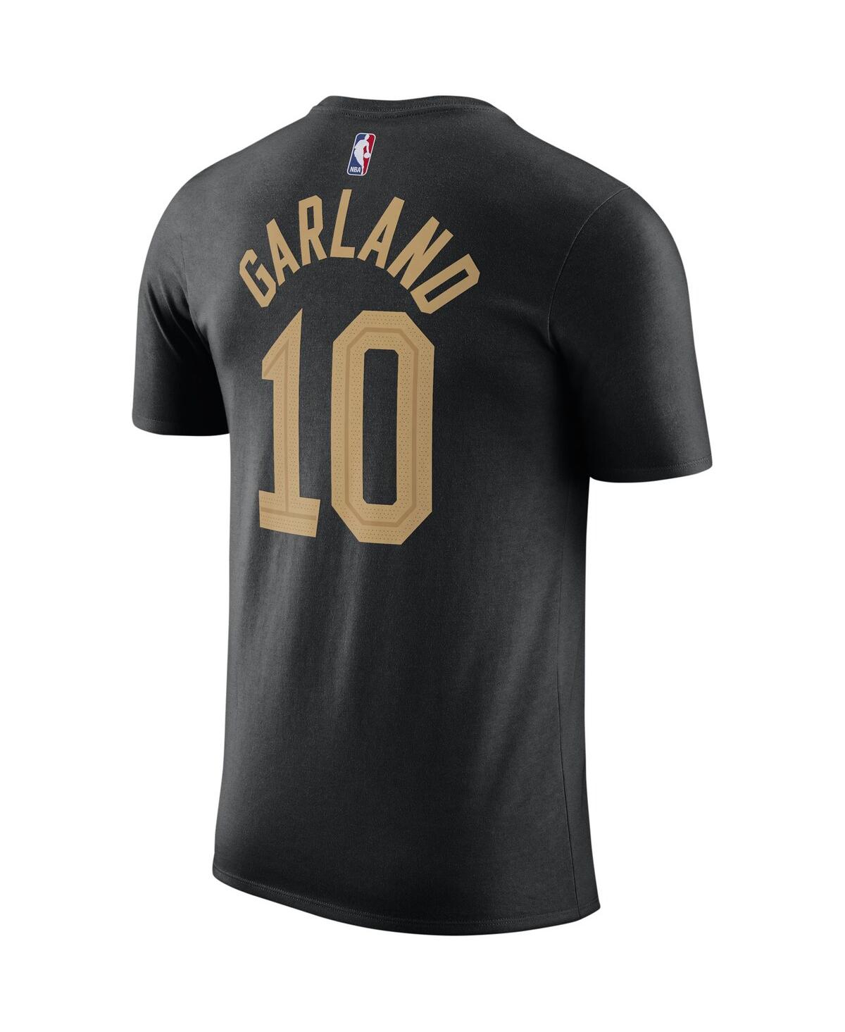 Shop Jordan Men's  Darius Garland Black Cleveland Cavaliers 2022/23 Statement Edition Name And Number T-sh