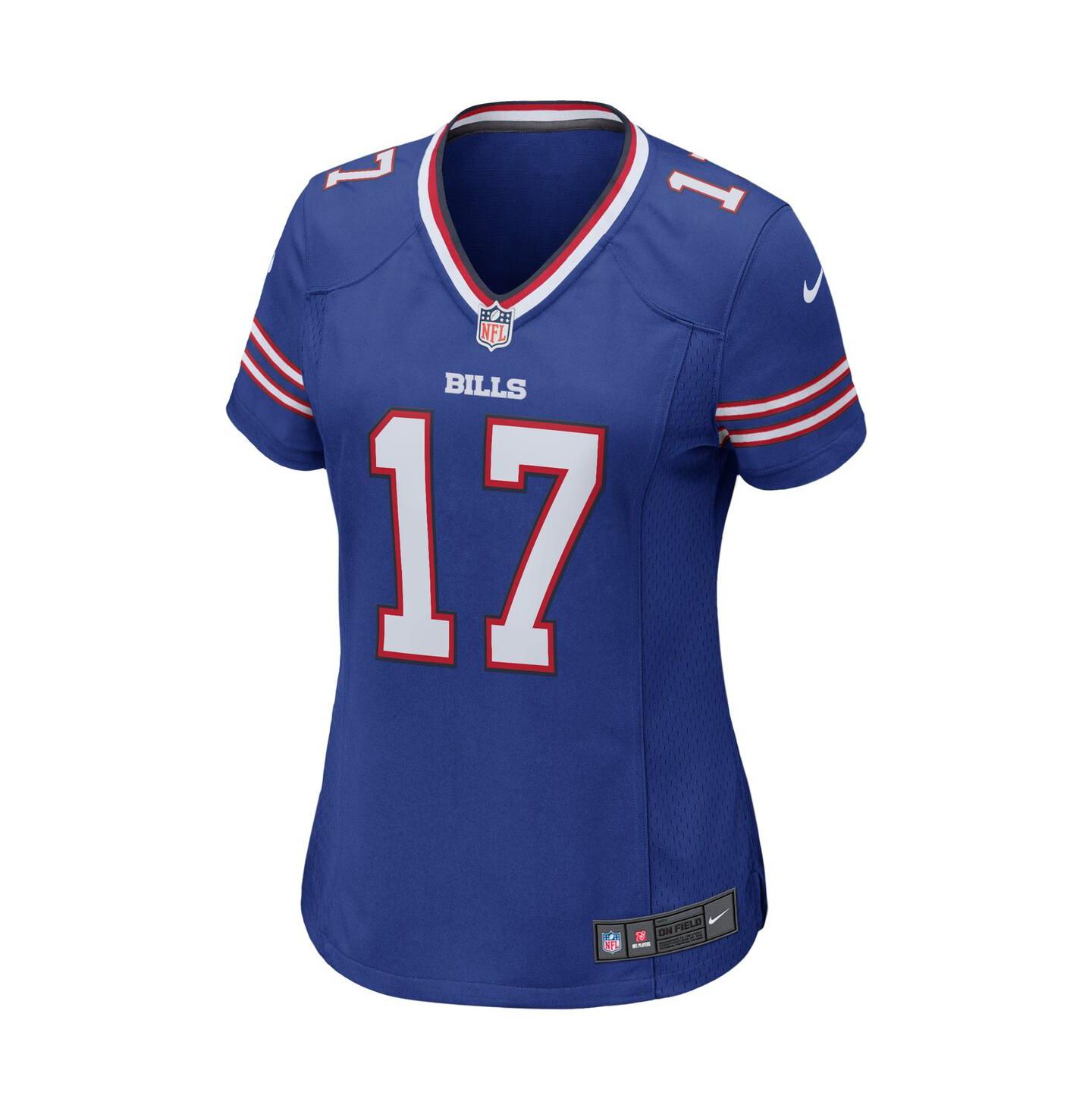 Женская игровая джерси Nike Josh Allen Buffalo Bills, синяя — фото 3