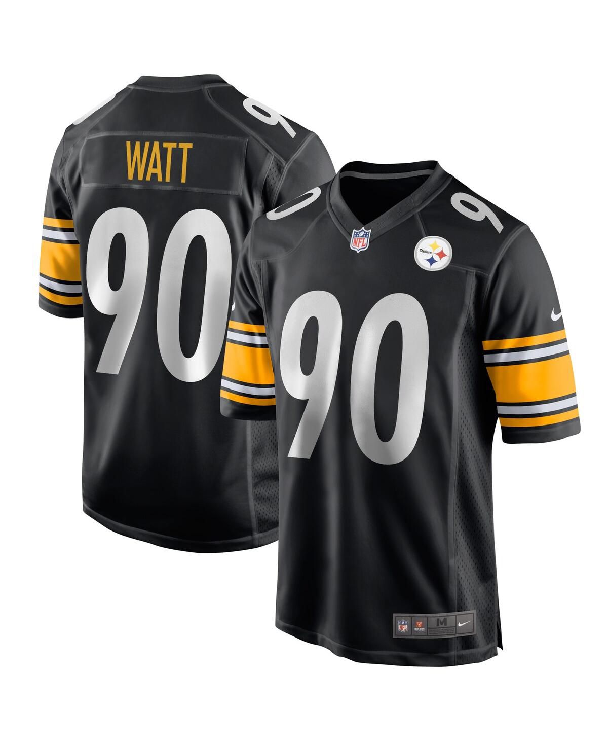 Мужская игровая майка T.J. Watt Pittsburgh Steelers