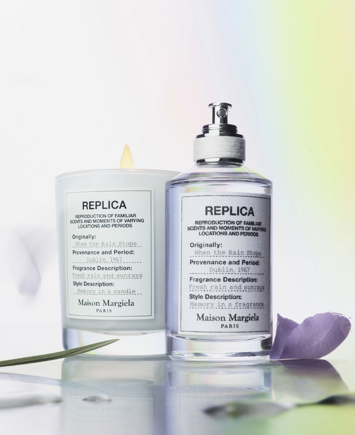 Maison Margiela Replica When The Rain Stops Scented Candle, oz