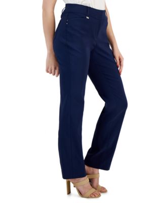 Petite Curvy Straight Leg Pants, Petite & Petite Short