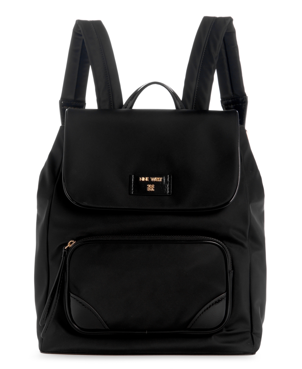 Winsland Flap Backpack Bag - Black