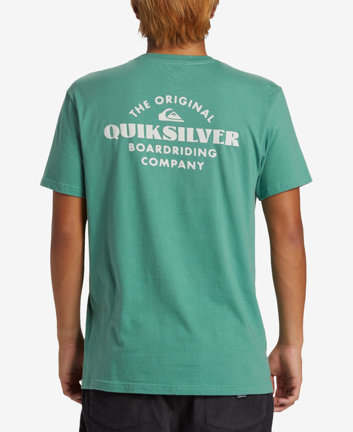 Shop Quiksilver Men's Tradesmith Mt0 Short Sleeve T-shirt In Frosty Spruce