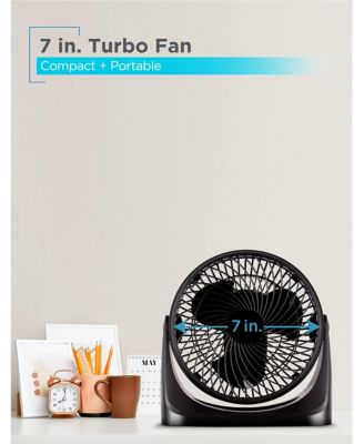 7 in. Turbo Fan, Black
