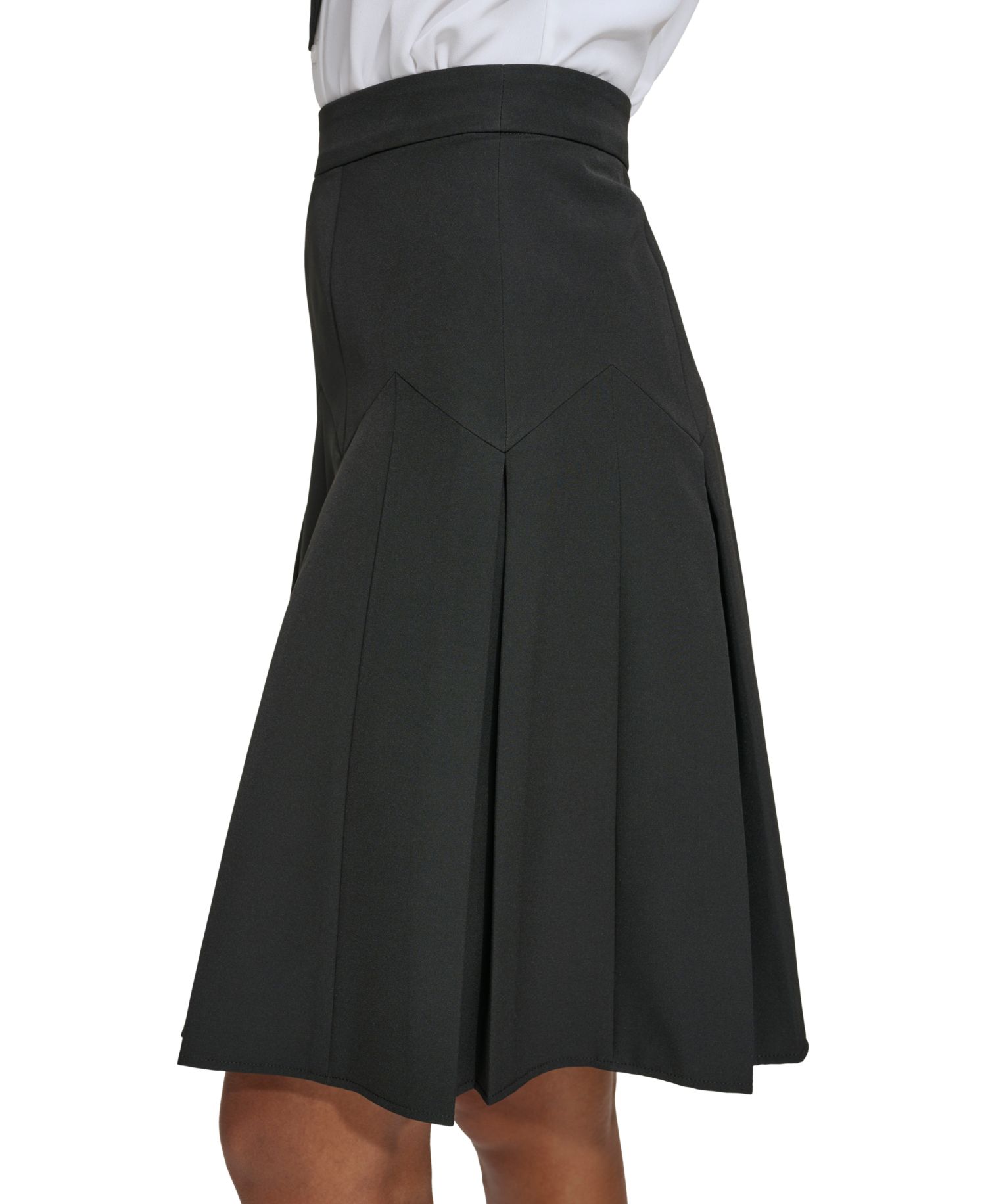 Karl Lagerfeld Petite Pleated Skirt