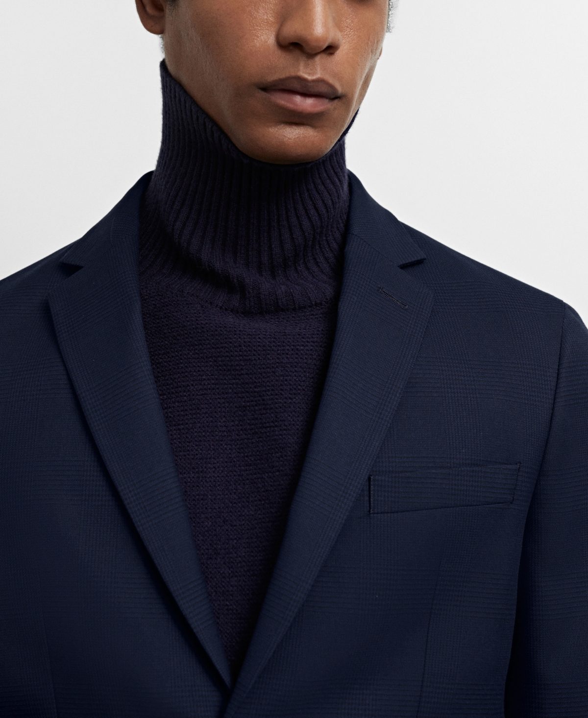 MANGO MEN'S SUPER SLIM-FIT STRETCH FABRIC SUIT BLAZER 
