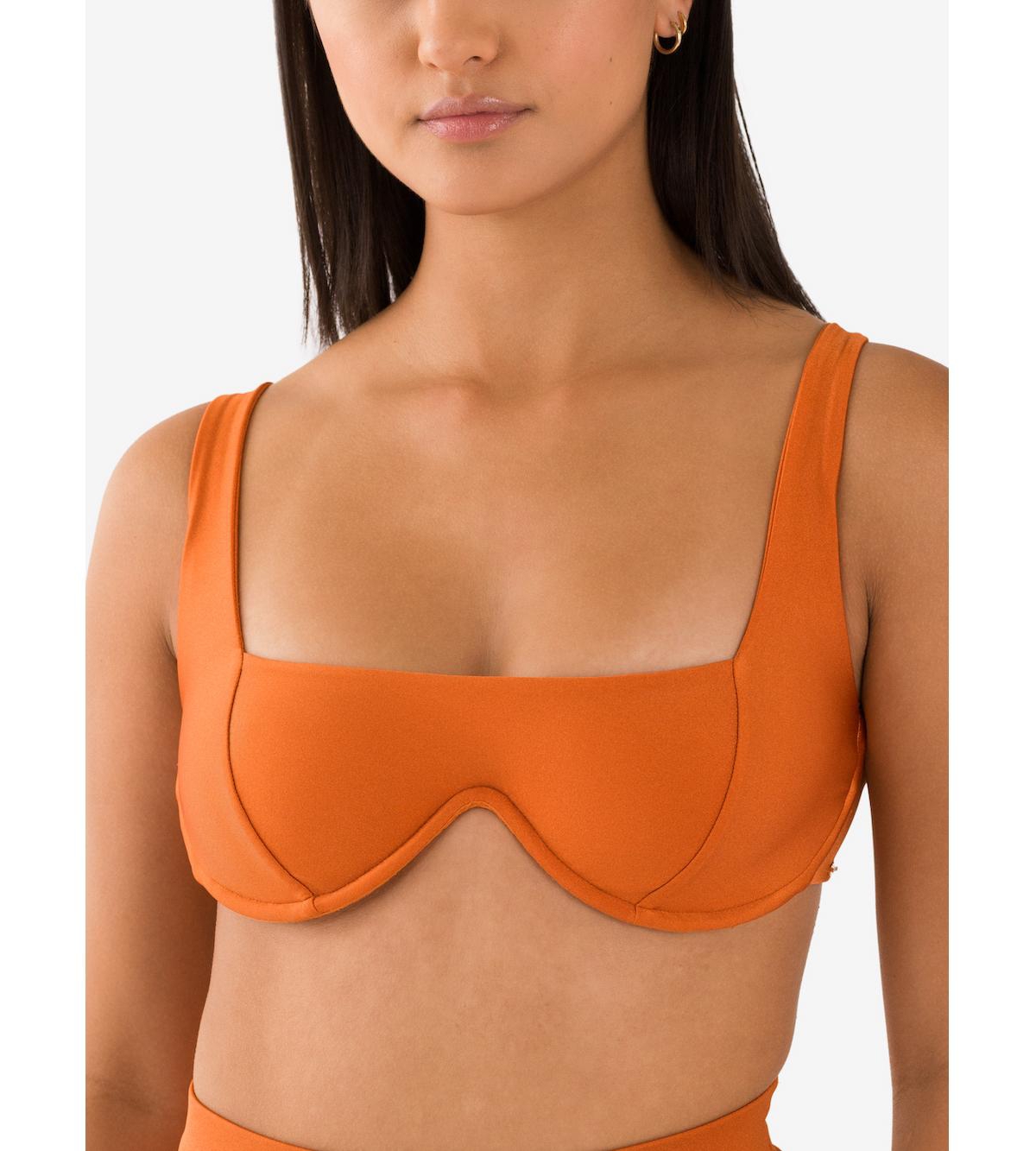 Women's Chance Bikini Top - Burnt orange