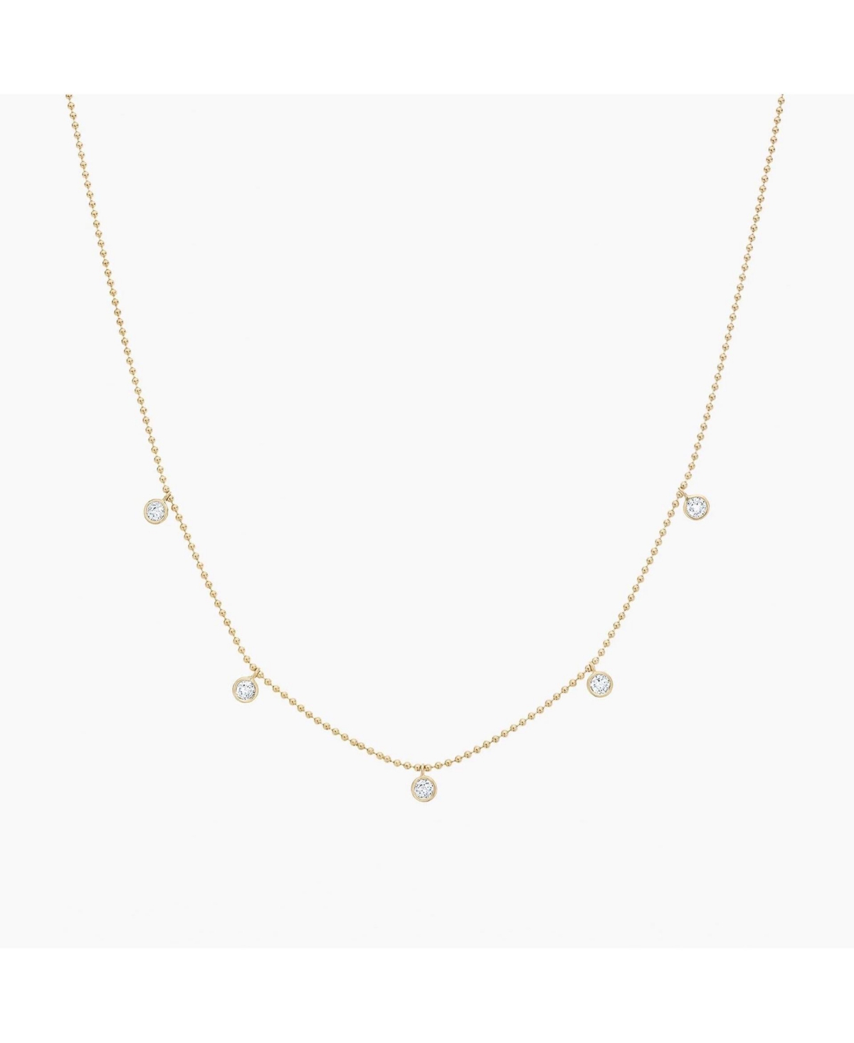 Callie Drop Pendant Necklace - Gold