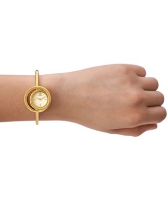 Tory Burch Women's The Miller Gold-Tone Stainless Steel Bangle Bracelet Watch 25mm